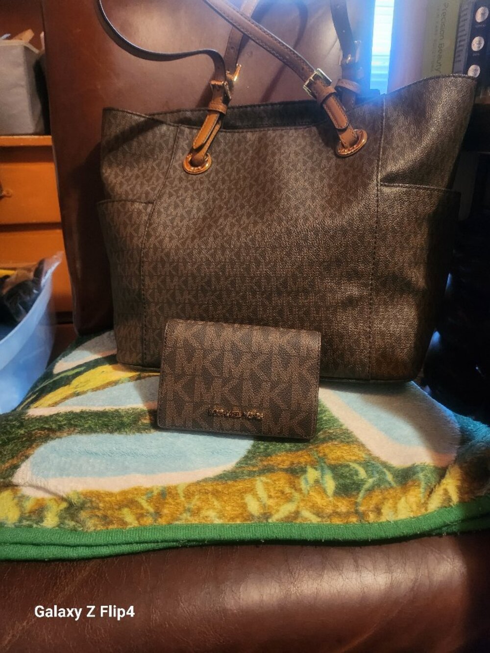 Mk tote and matching wallet